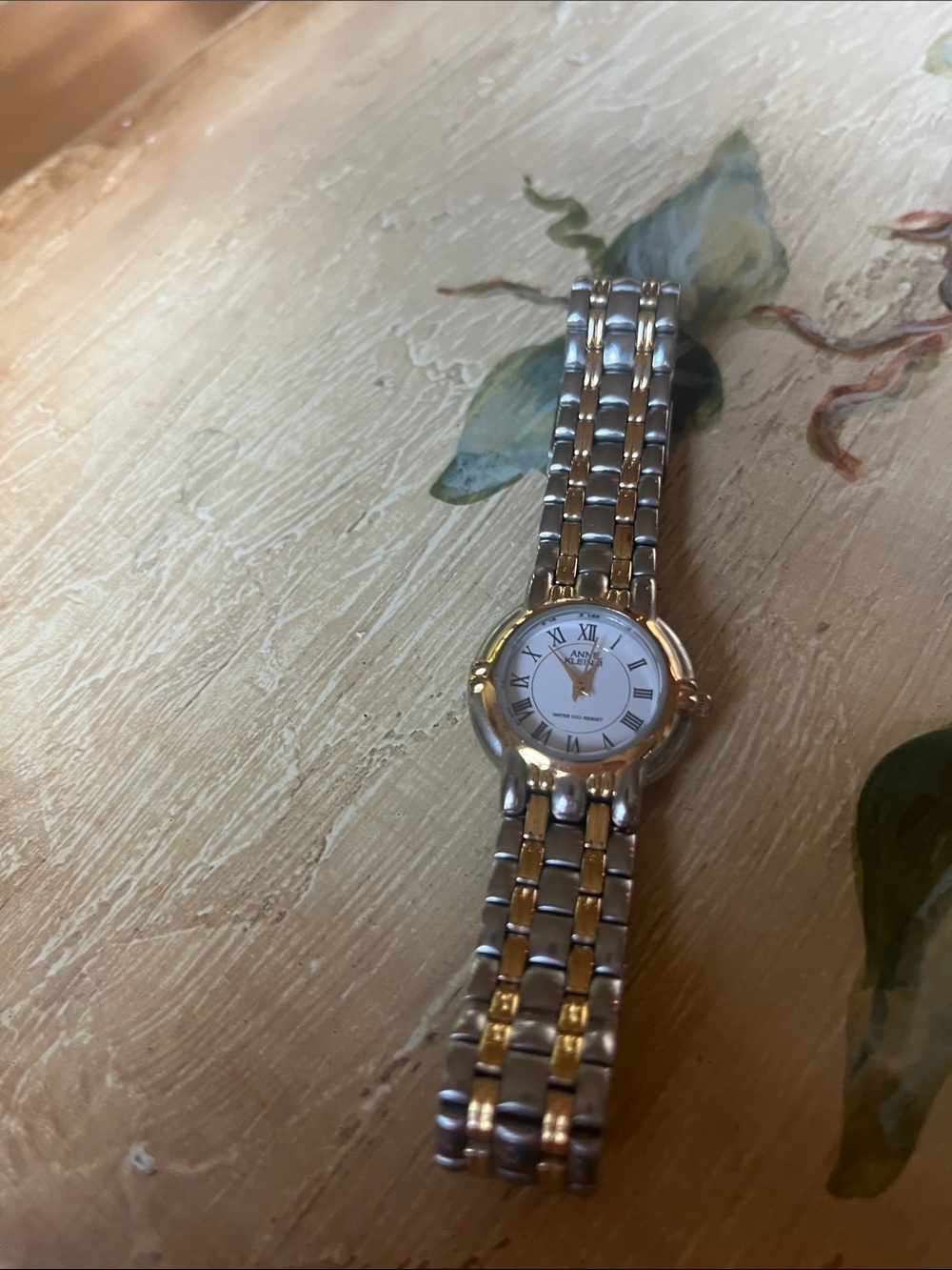 Anne Klein Two-Tone Women's Bracelet Watch - Classic Roman Dial